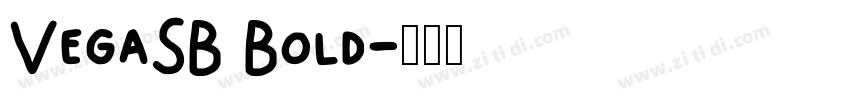 VegaSB Bold字体转换